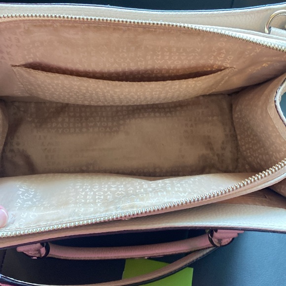 Kate Spade New York matching handbag purse and wallet cream/tan - Picture 9 of 12